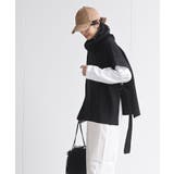 サイドリボンタートルリブニットベスト | rps | 詳細画像11 