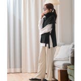 サイドリボンタートルリブニットベスト | rps | 詳細画像19 