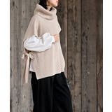 サイドリボンタートルリブニットベスト | rps | 詳細画像21 