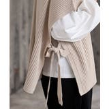 サイドリボンタートルリブニットベスト | rps | 詳細画像27 