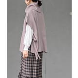 サイドリボンタートルリブニットベスト | rps | 詳細画像29 