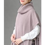 サイドリボンタートルリブニットベスト | rps | 詳細画像33 