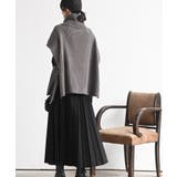 サイドリボンタートルリブニットベスト | rps | 詳細画像4 