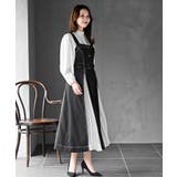 シフォンプリーツ切替ジャンスカ | rps | 詳細画像2 