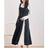 ネイビー | シフォンプリーツ切替ジャンスカ | rps