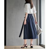 シフォン切替ラップスカート | rps | 詳細画像12 