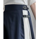 シフォン切替ラップスカート | rps | 詳細画像14 