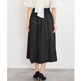 シフォン切替ラップスカート | rps | 詳細画像19 