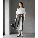 シフォン切替ラップスカート | rps | 詳細画像2 