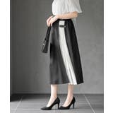 シフォン切替ラップスカート | rps | 詳細画像3 