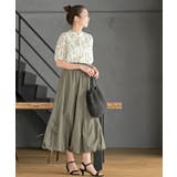 サイドリボンワッシャーバルーンロングスカート | rps | 詳細画像10 