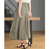 サイドリボンワッシャーバルーンロングスカート | rps | 詳細画像16 