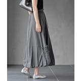 サイドリボンワッシャーバルーンロングスカート | rps | 詳細画像21 