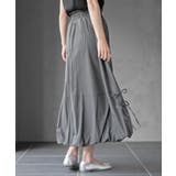 サイドリボンワッシャーバルーンロングスカート | rps | 詳細画像24 