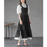 サイドリボンシフォンレイヤーティアードジャンスカ | rps | 詳細画像1 