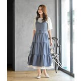 サイドリボンシフォンレイヤーティアードジャンスカ | rps | 詳細画像10 