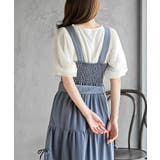 サイドリボンシフォンレイヤーティアードジャンスカ | rps | 詳細画像16 