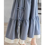 サイドリボンシフォンレイヤーティアードジャンスカ | rps | 詳細画像17 