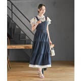 サイドリボンシフォンレイヤーティアードジャンスカ | rps | 詳細画像18 