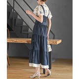 サイドリボンシフォンレイヤーティアードジャンスカ | rps | 詳細画像19 