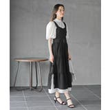 サイドリボンシフォンレイヤーティアードジャンスカ | rps | 詳細画像2 