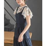 サイドリボンシフォンレイヤーティアードジャンスカ | rps | 詳細画像23 