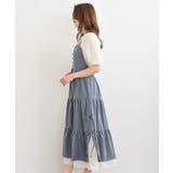 サイドリボンシフォンレイヤーティアードジャンスカ | rps | 詳細画像27 