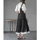 サイドリボンシフォンレイヤーティアードジャンスカ | rps | 詳細画像5 