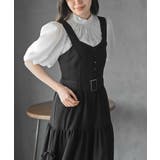 サイドリボンシフォンレイヤーティアードジャンスカ | rps | 詳細画像9 