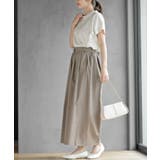 麻混タックワイドパンツ | rps | 詳細画像3 