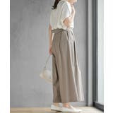 麻混タックワイドパンツ | rps | 詳細画像5 