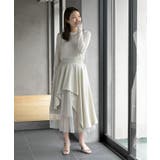 異素材切替ラッフルスカート | rps | 詳細画像2 