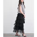 ６段ティアードチュールロングスカート | rps | 詳細画像14 