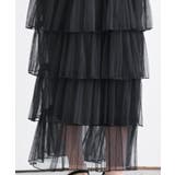 ６段ティアードチュールロングスカート | rps | 詳細画像15 