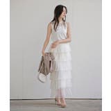 ６段ティアードチュールロングスカート | rps | 詳細画像2 