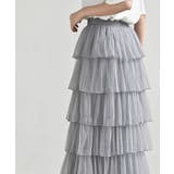 ６段ティアードチュールロングスカート | rps | 詳細画像24 