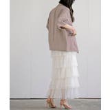 ６段ティアードチュールロングスカート | rps | 詳細画像4 