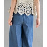 スラブデニムクロプトワイドパンツ | rps | 詳細画像16 