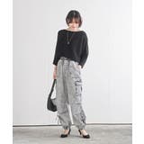 サイドリボンデニムカーゴパンツ | rps | 詳細画像12