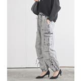 サイドリボンデニムカーゴパンツ | rps | 詳細画像13