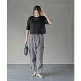 サイドリボンデニムカーゴパンツ | rps | 詳細画像20