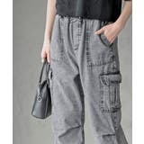 サイドリボンデニムカーゴパンツ | rps | 詳細画像24