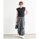 サイドリボンデニムカーゴパンツ | rps | 詳細画像28