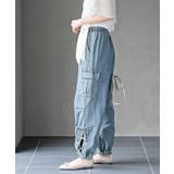 サイドリボンデニムカーゴパンツ | rps | 詳細画像3