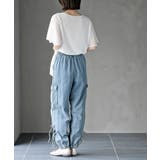サイドリボンデニムカーゴパンツ | rps | 詳細画像4
