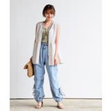 サイドリボンデニムカーゴパンツ | rps | 詳細画像40