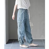 サイドリボンデニムカーゴパンツ | rps | 詳細画像5