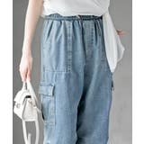 サイドリボンデニムカーゴパンツ | rps | 詳細画像6