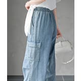 サイドリボンデニムカーゴパンツ | rps | 詳細画像7