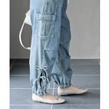 サイドリボンデニムカーゴパンツ | rps | 詳細画像9